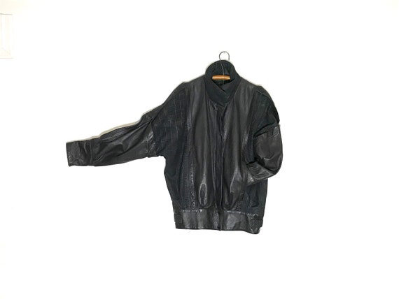 vintage leather jacket | rocker leather jacket | b