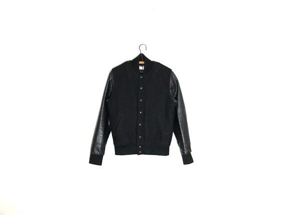 american apparel jacket | letterman jacket | leath