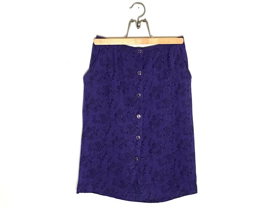 vintage skirt small | patterned skirt | front butt