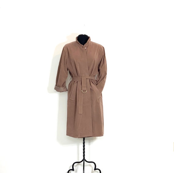 pink trench coat | dusty rose long jacket | spring