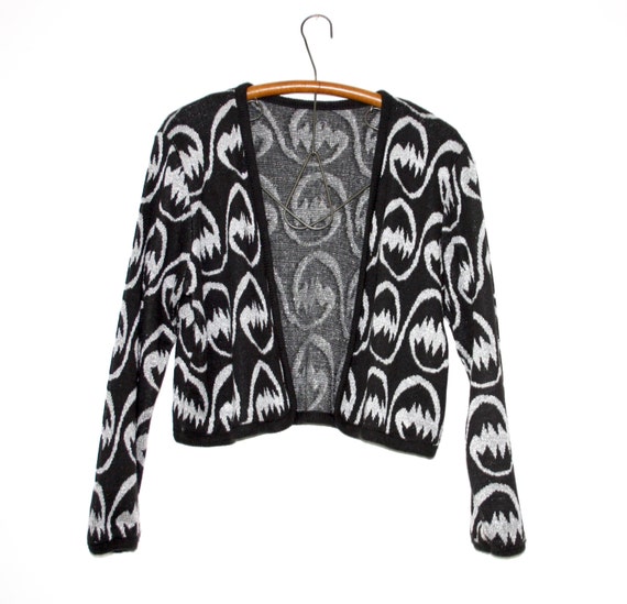 festival sweater / vintage cardigan / vintage prin