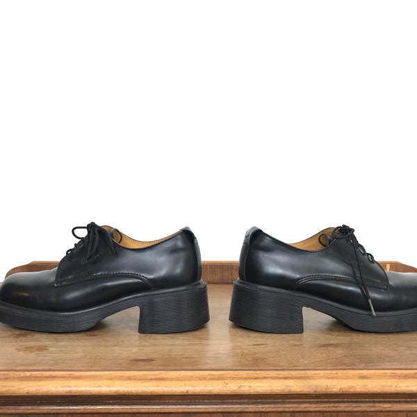 vintage doc martens | doc marten 8461 | doc martens size UK4 | dr. martens platform shoes | vintage dr martens | vintage heeled docs