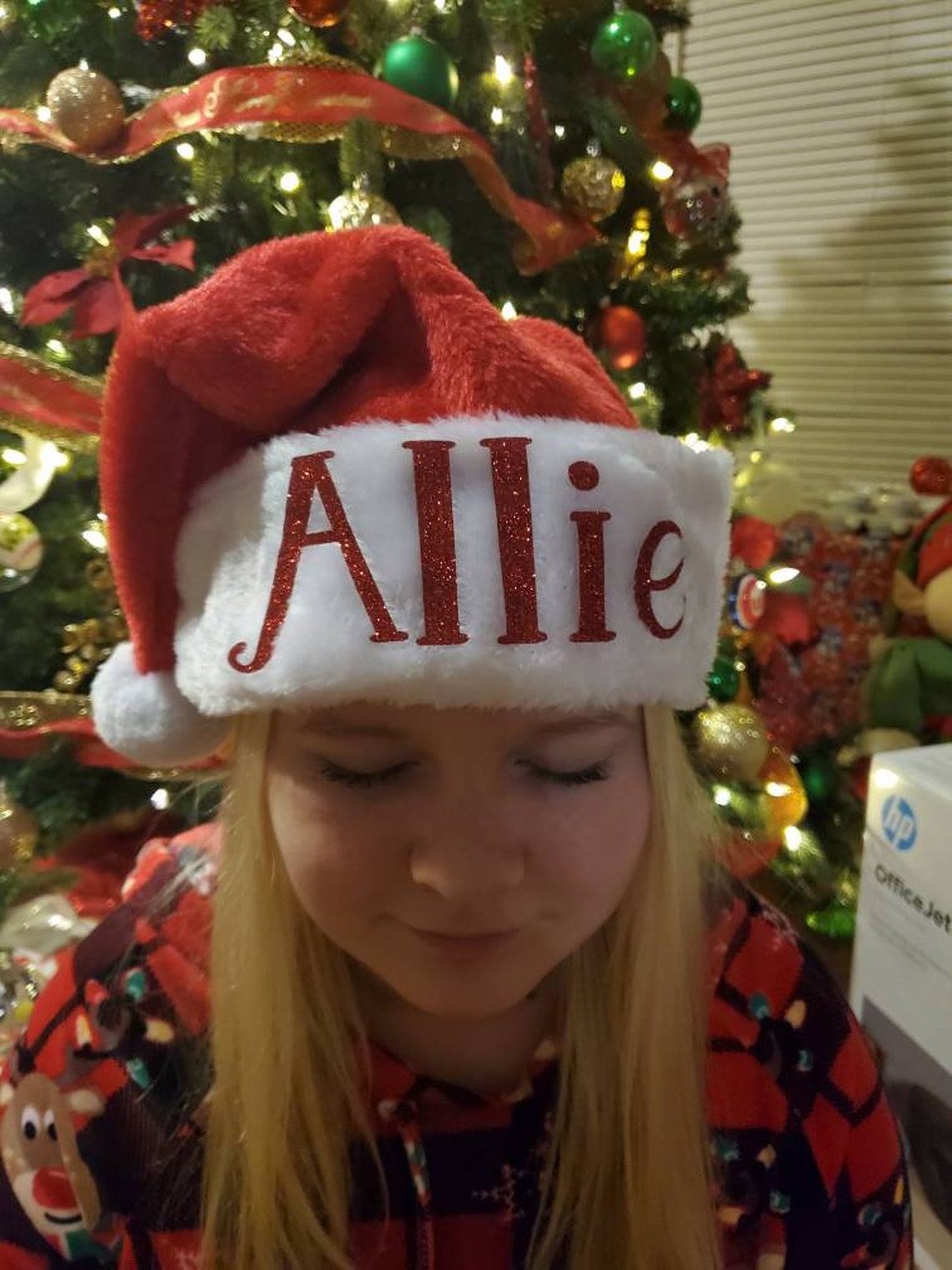 Personalized Santa Hat Customized Santa Hats Custom Etsy