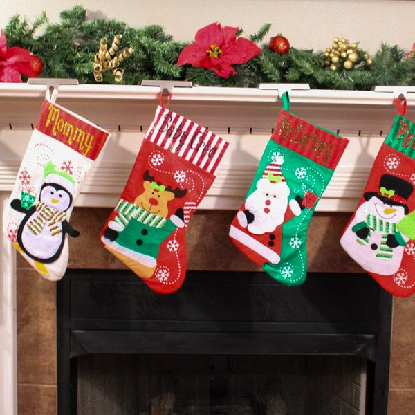 Personalized Christmas Stockings, Personalized Family Stockings, Customized Holiday Stockings for Kids, Custom Stocking, Santa gifts