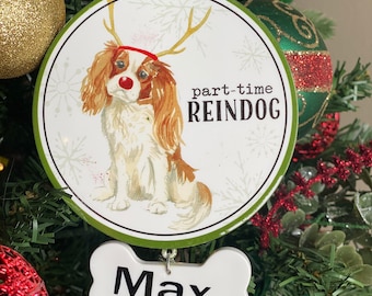 Cocker Spaniel Ornament, Personalized Dog Christmas Ornament, Custom Dog Christmas , Spaniel, Fur Baby Christmas, Dog Momma, Dog lovers gift