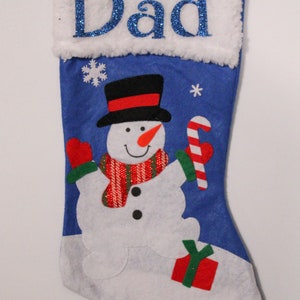 Personalized Fleece Christmas Stockings, Character Christmas Stocking, Custom Holiday Stockings, Christmas Stockings, Personalized image 5