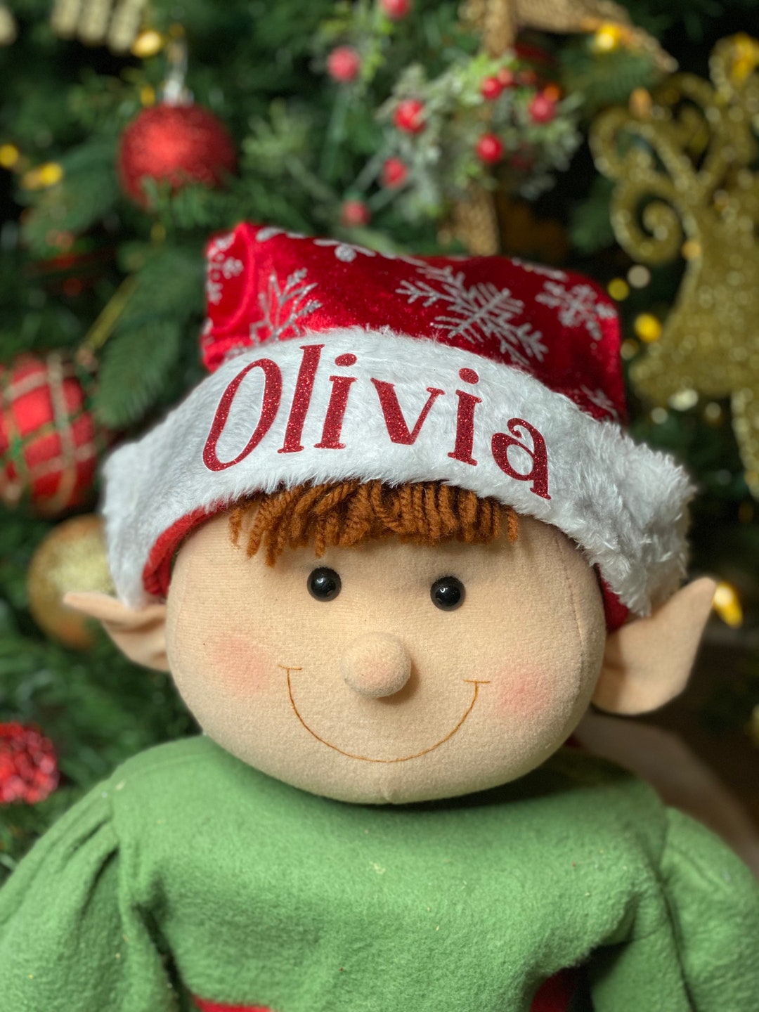 Personalized Santa Hat, Kid Customized Santa Hats, Custom Christmas