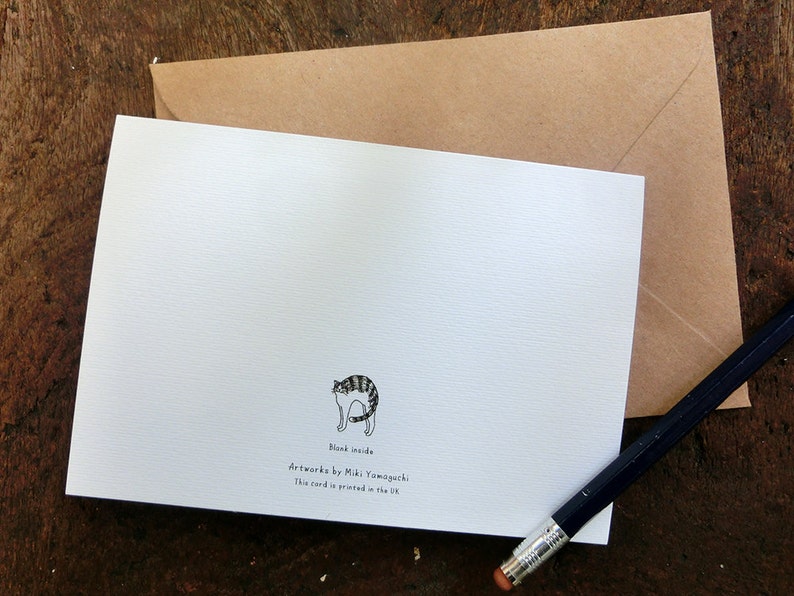Carte d'anniversaire chats A6 image 4