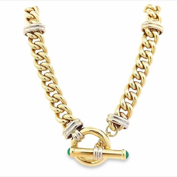 Miami Cuban Link Toggle Necklace