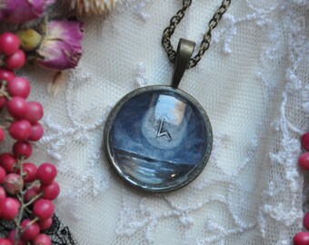 Rune Peorth - médaillon peint à la main