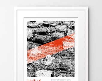 Hell of the North - Art print, inspired by cycling (Unframed)