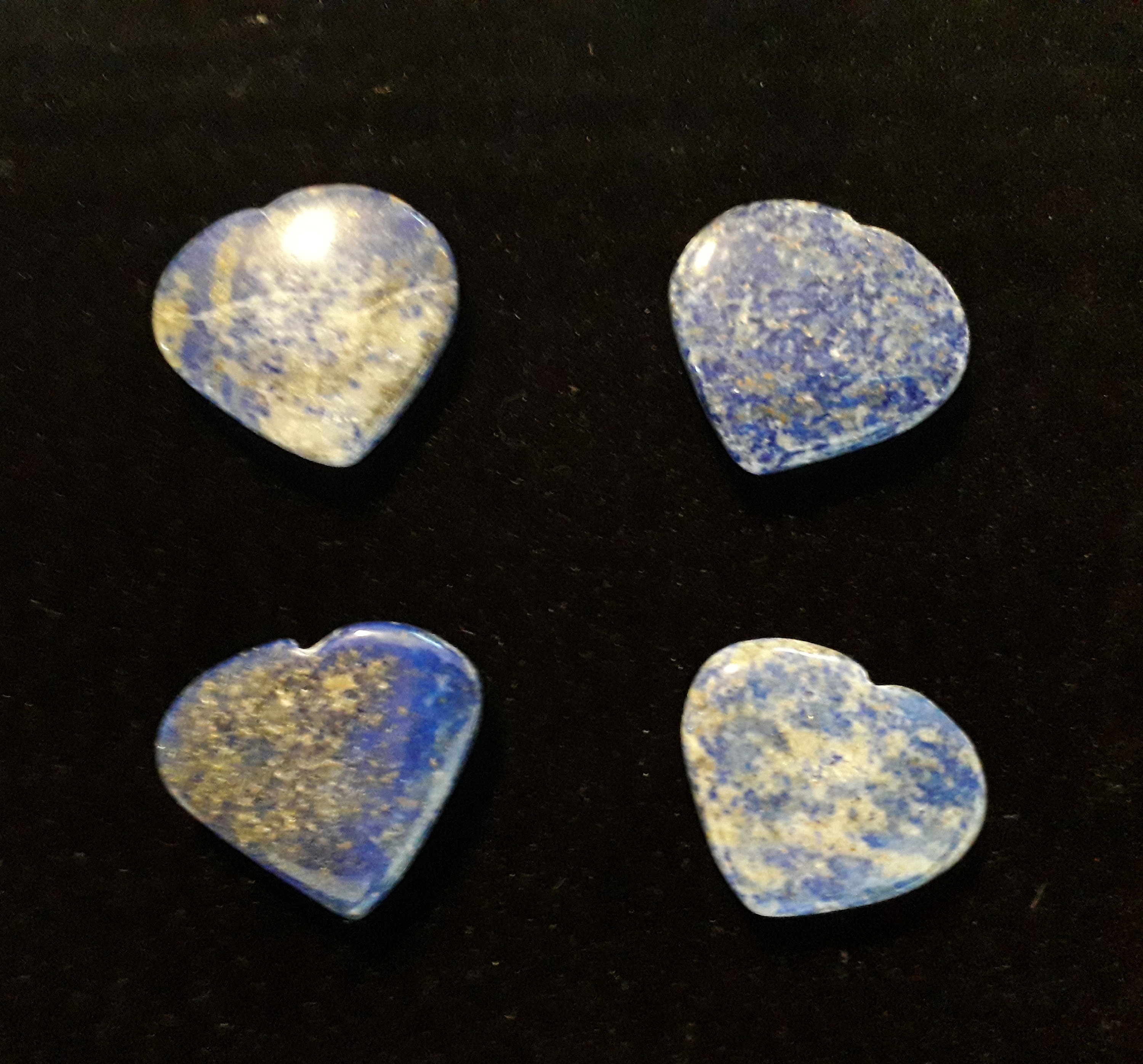 Coeurs en Lapis Lazuli