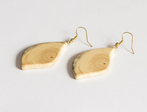 Wood Earrings Driftwood Earrings Wood Earrings Weightless Earrings Unique Design Earrings Stylish Earringsgeometric Earrings - 
