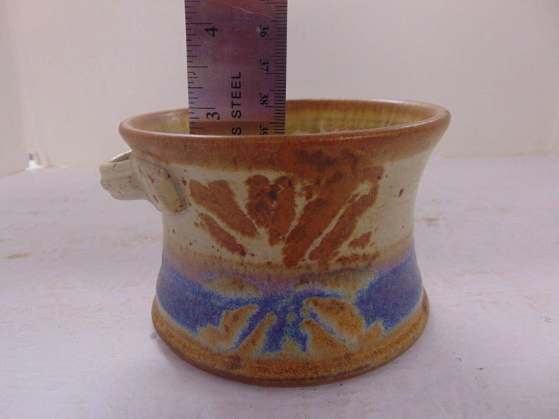 Donn Zver Studio Pottery Troy Ontario Ceramic Pot W/handles Etsy
