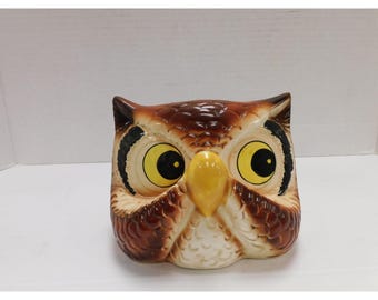 Vintage Ceramic Owl Eyeglasses Holder Chadwick CMI Inc Made In Japan DW305