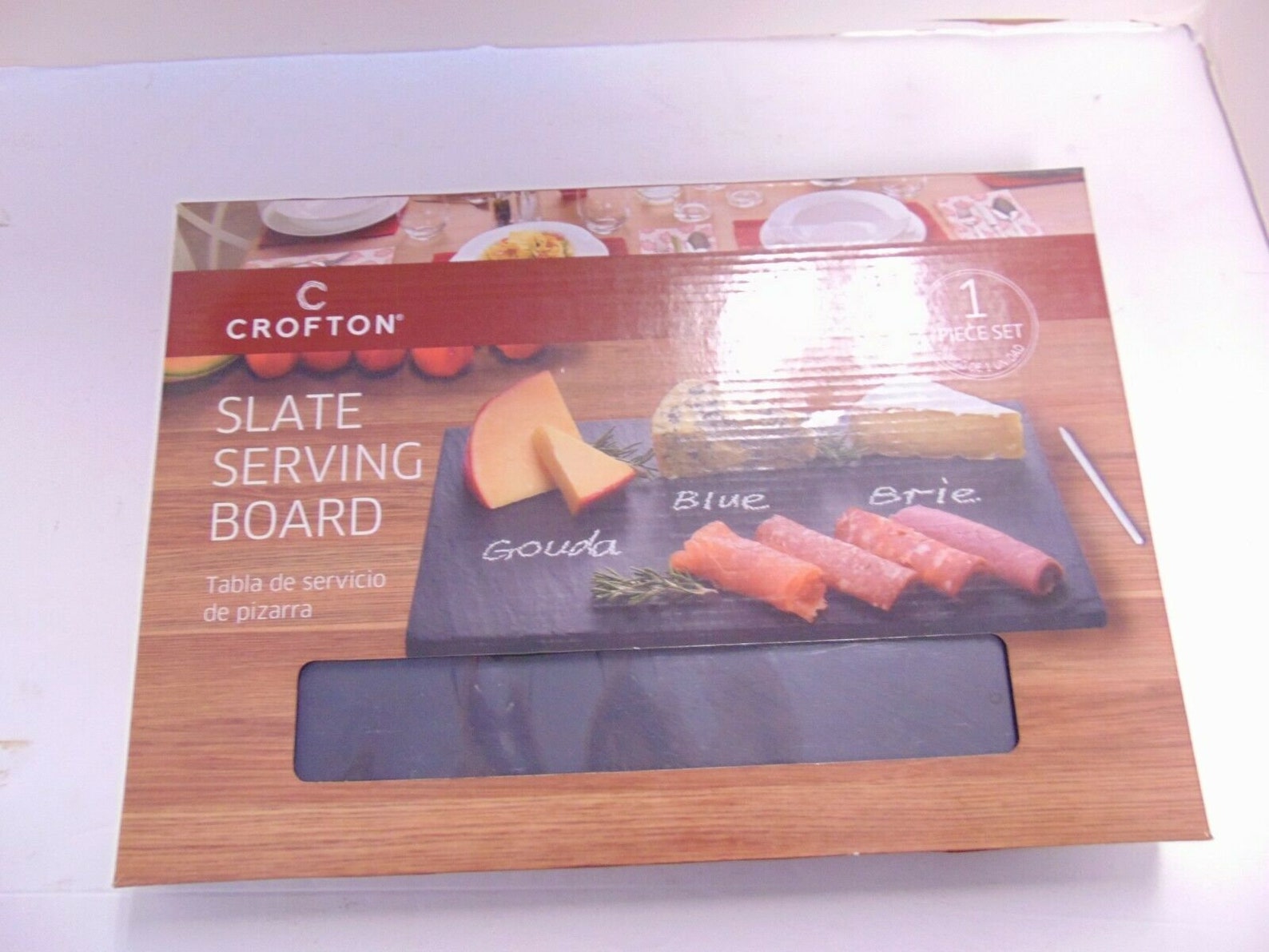 Crofton Black Slate Serving Cutting Board Meat Cheese ETC Etsy