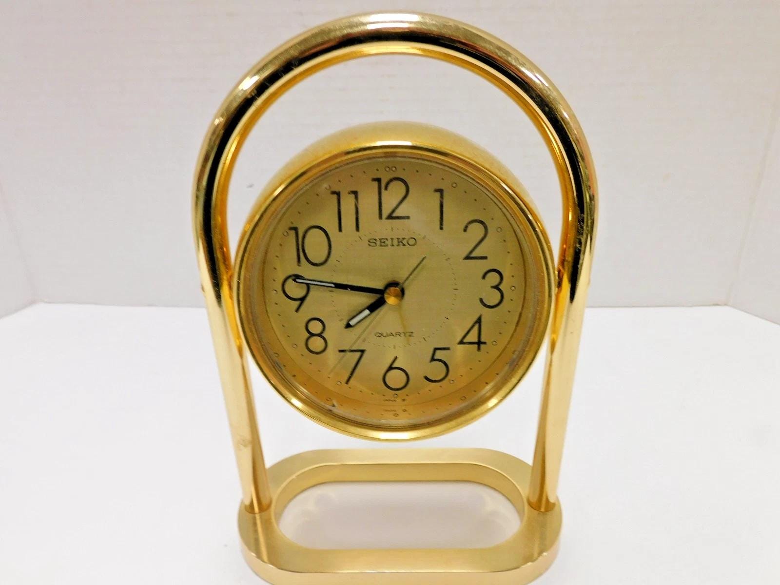 Seiko Vintage Table Clock - Etsy