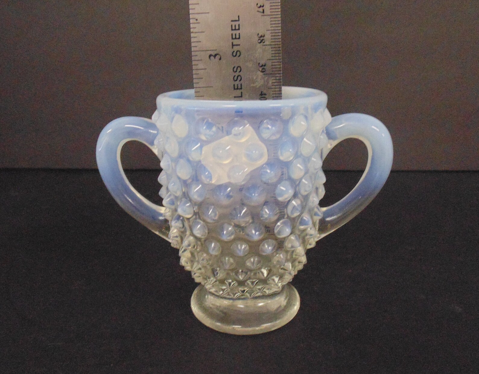 Vintage Milk Glass Sugar and Creamer Set TU115 | Etsy