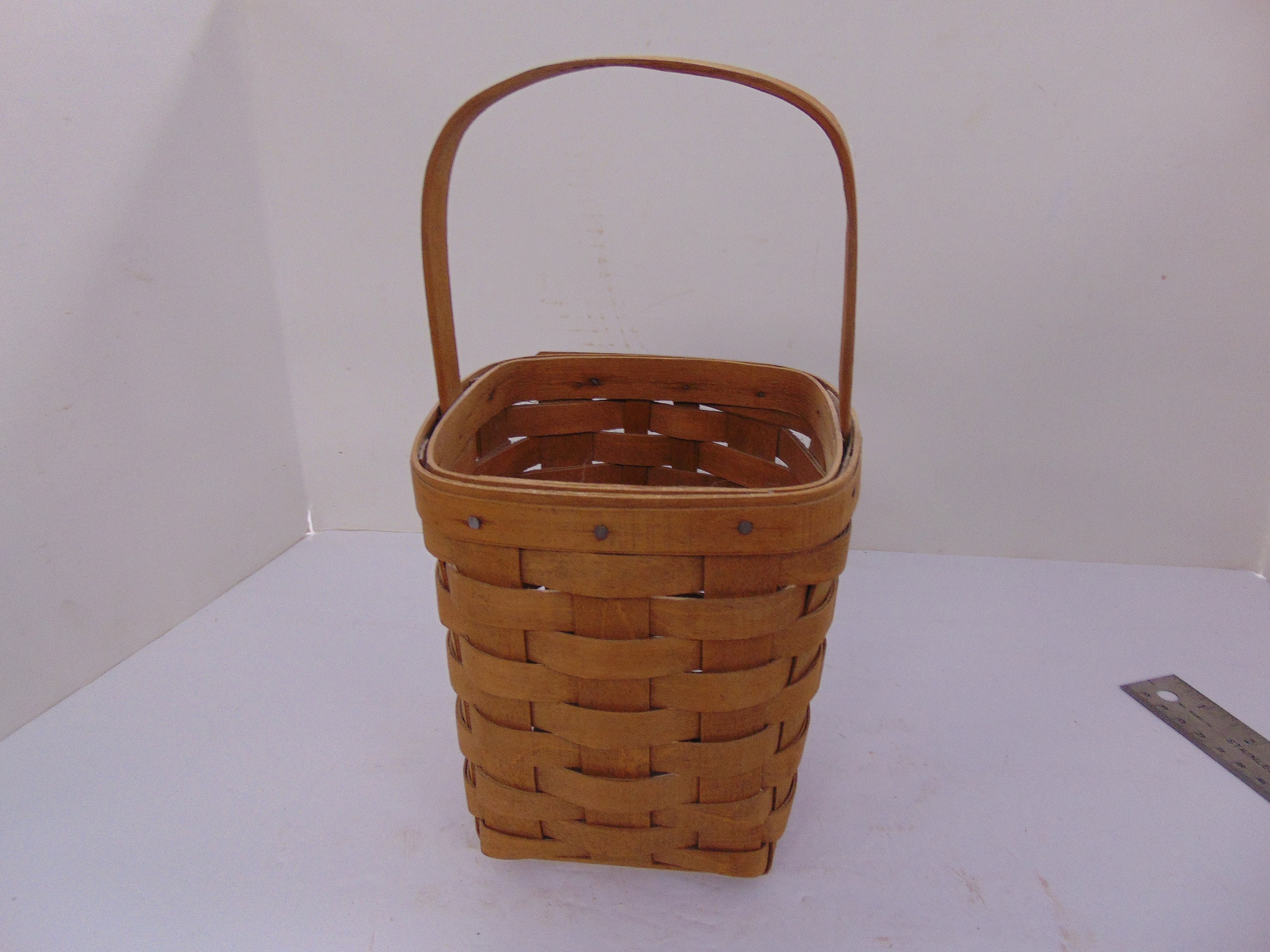 Vintage Longaberger Basket 10H HandWoven Dresden Ohio Etsy