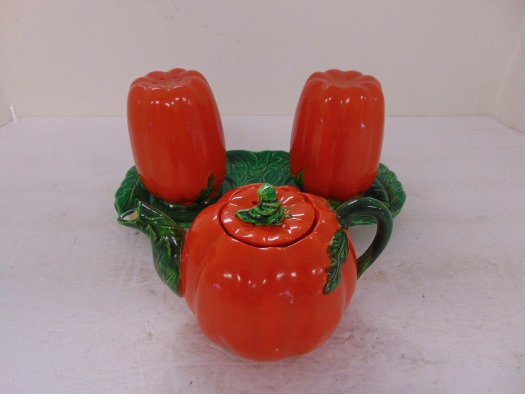 Vintage Made in Occupied Japan Maruhan Ware Tomato Teapot and Etsy