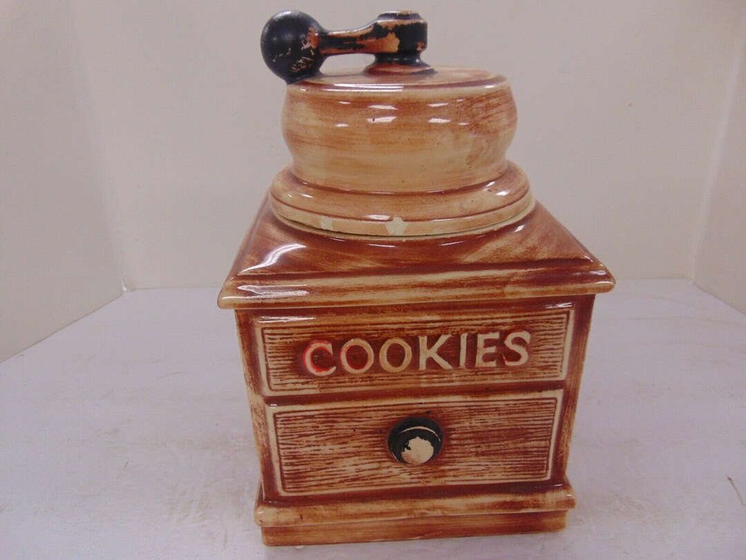 Vintage 1960's Mccoy Coffee Grinder Cookie Jar SP016 Etsy