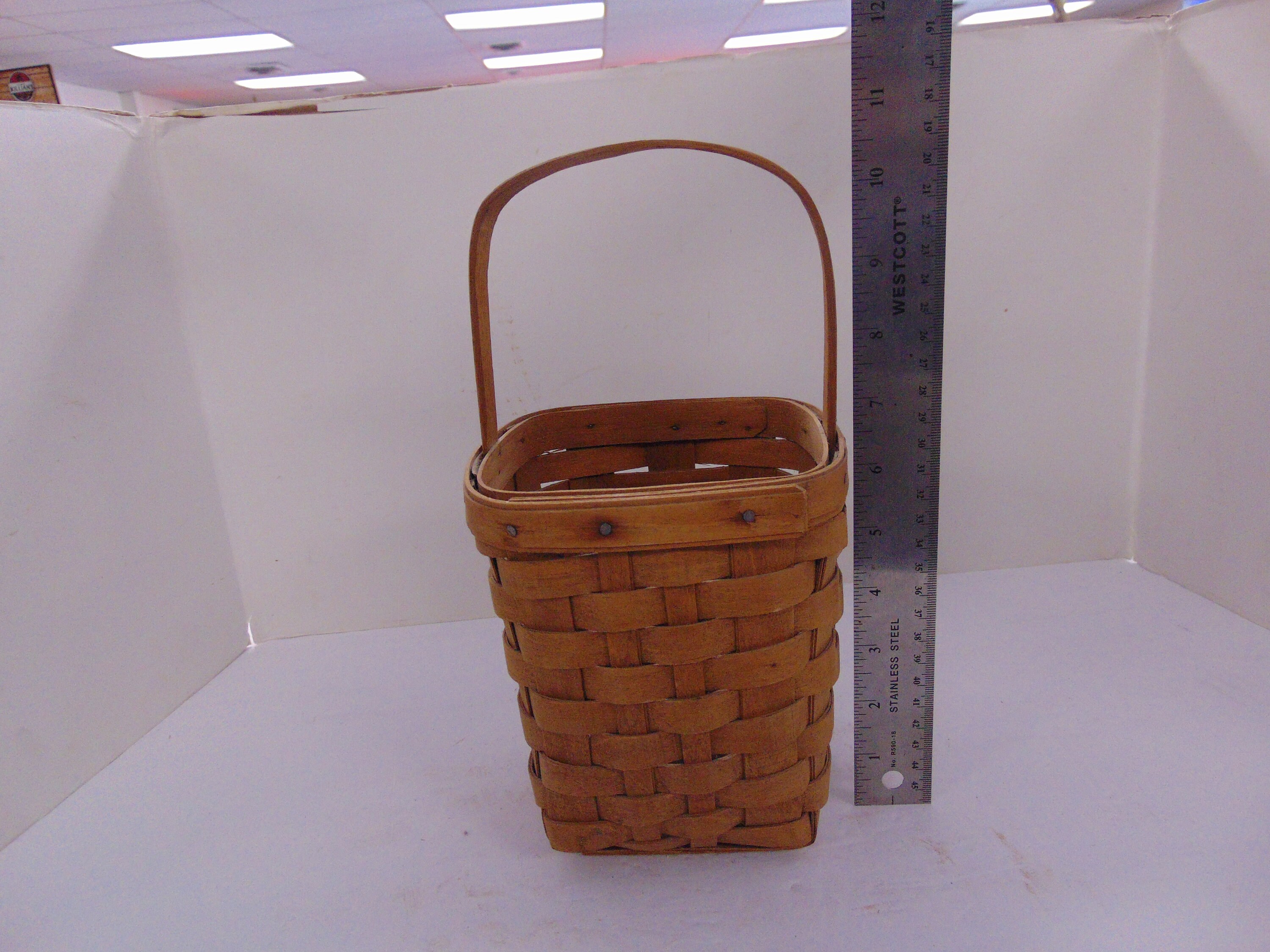 Vintage Longaberger Basket 10H HandWoven Dresden Ohio Etsy