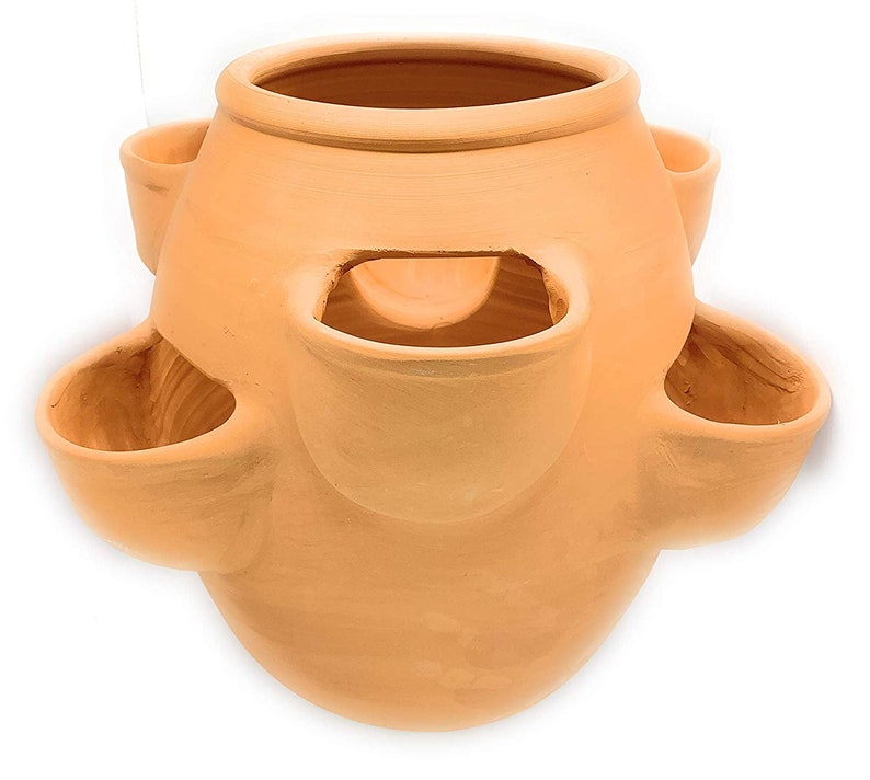 Large Ceramic Plant Pot Strawberry Terracotta Planter Clay Etsy UK