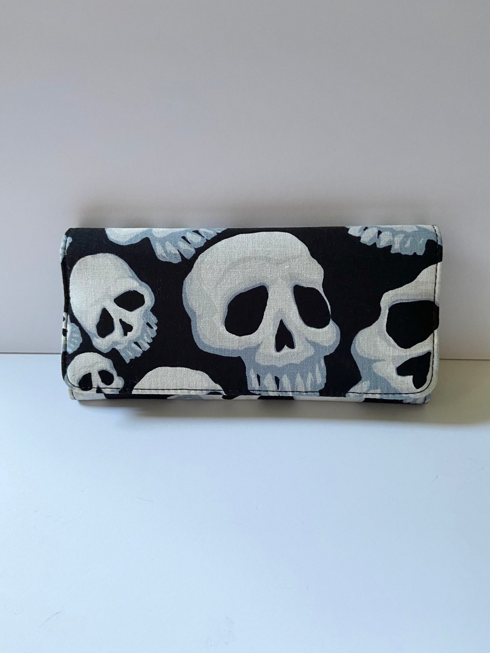Skulls wallet skeleton bones Etsy
