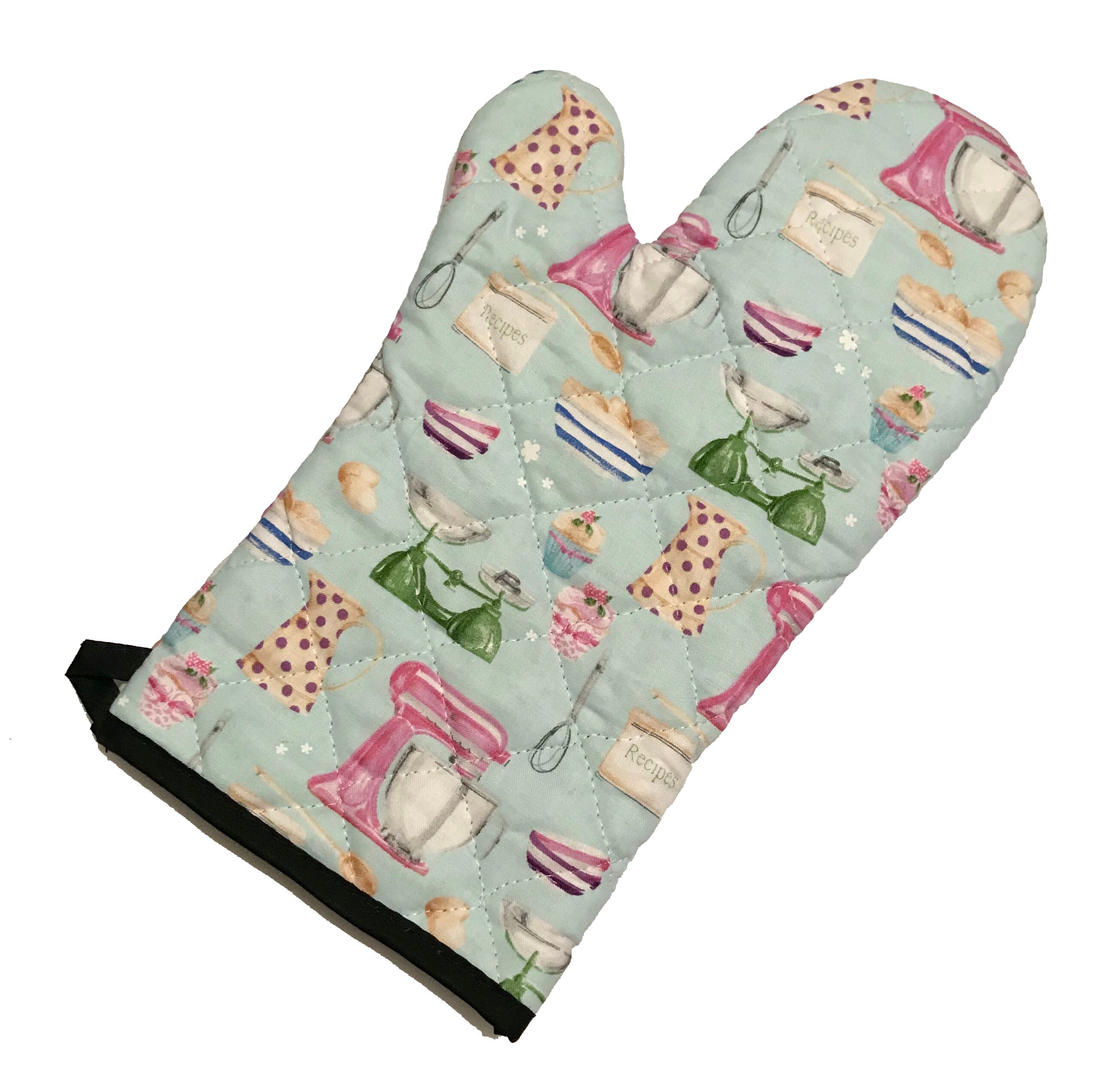 Retro Kitchen Oven Mitt Etsy