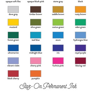 Stazon Ink Pad, Permanent Ink Pad, Many Ink Color Options 