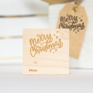 To From Stamp - Christmas Tag Rubber Stamp - Merry Christmas Stamp - Christmas Rubber Stamp - Christmas Tags