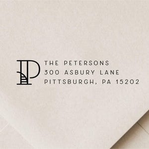 Custom Self-Inking Return Address Stamp - Personalized Stationery image 1
