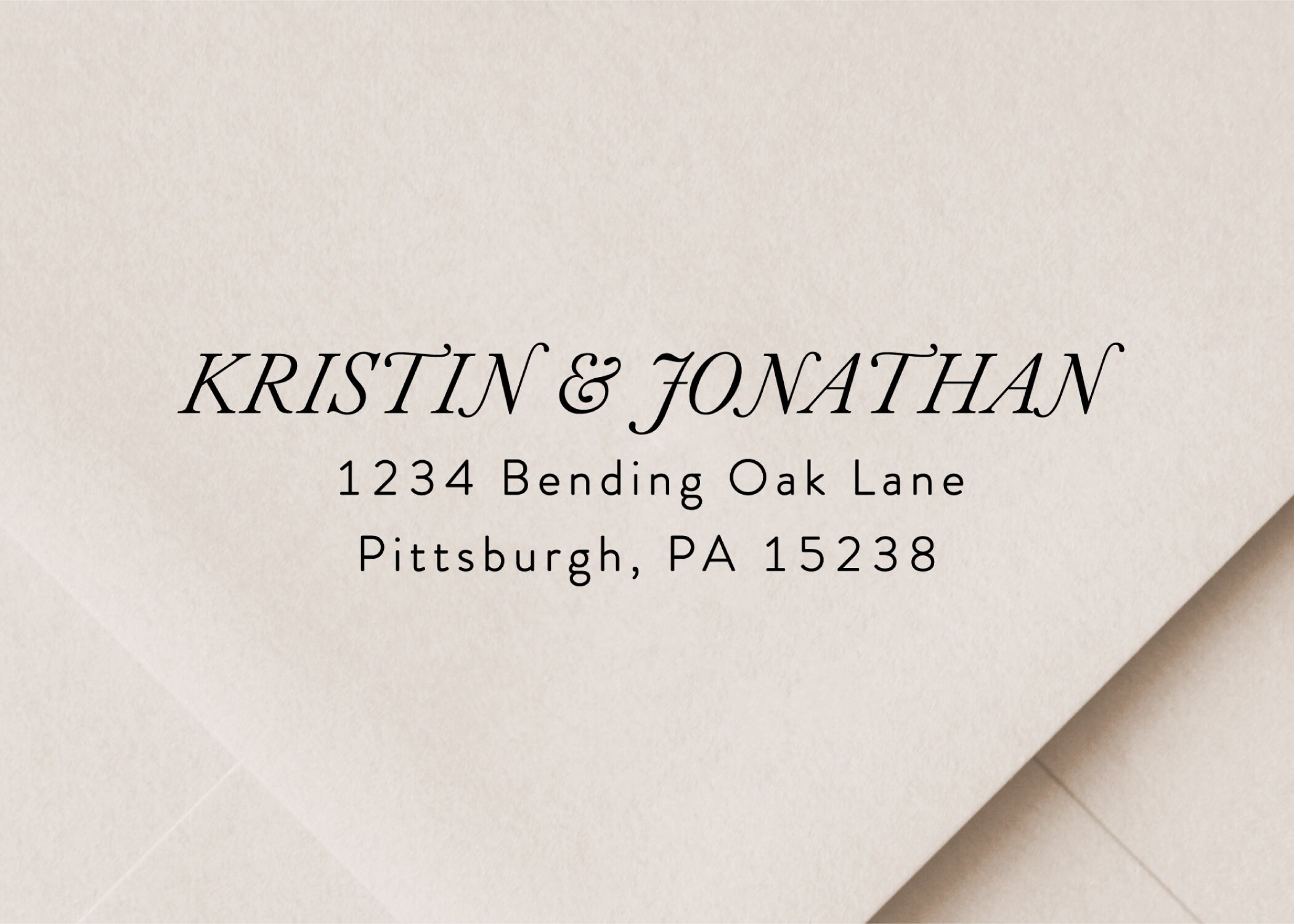 Self Inking or Wood Return Address Stamp Custom Return Label Etsy