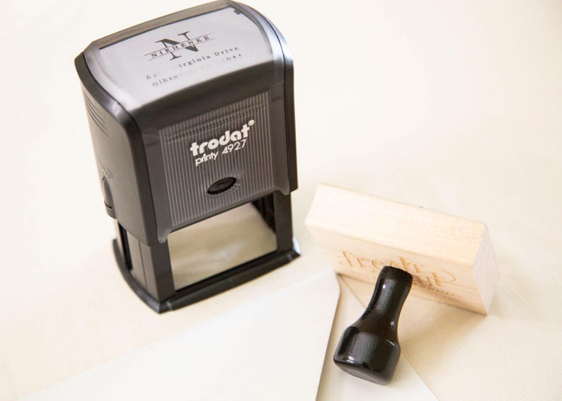 Custom Self-Inking Return Address Stamp - Personalized Stationery image 3