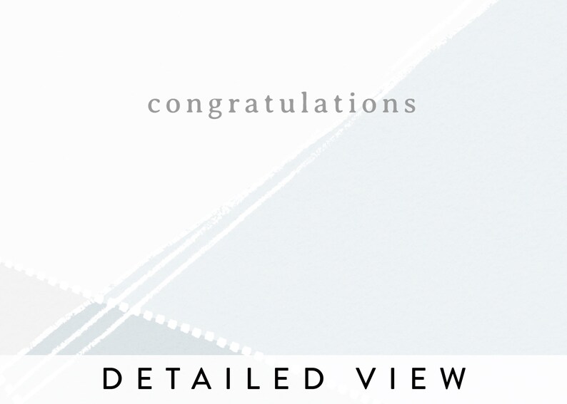 Anniversary Card Graduation Card Congrats Card Modern Gender Neutral Congratulations Card Engagement Card Minimalist Wedding Card
