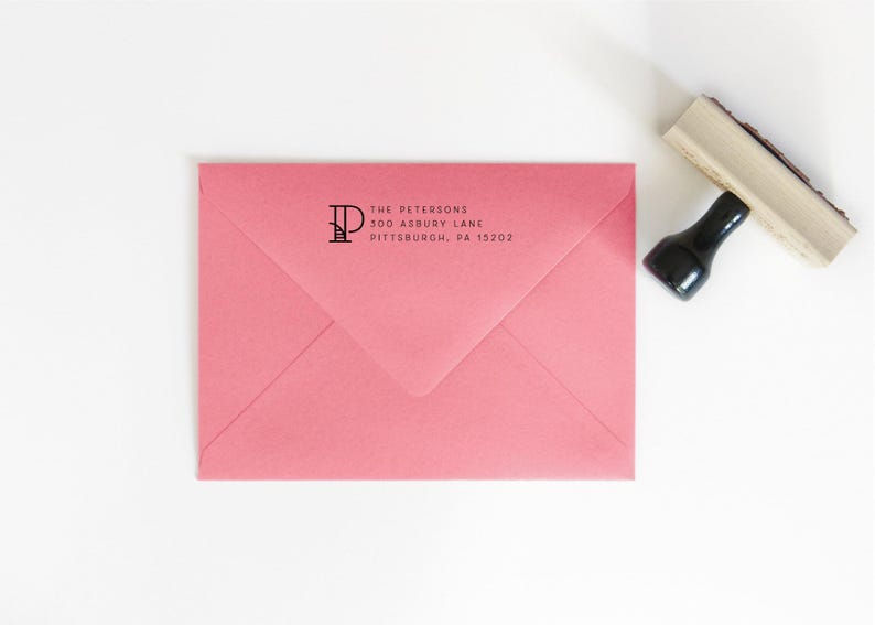 Custom Self-Inking Return Address Stamp - Personalized Stationery image 2