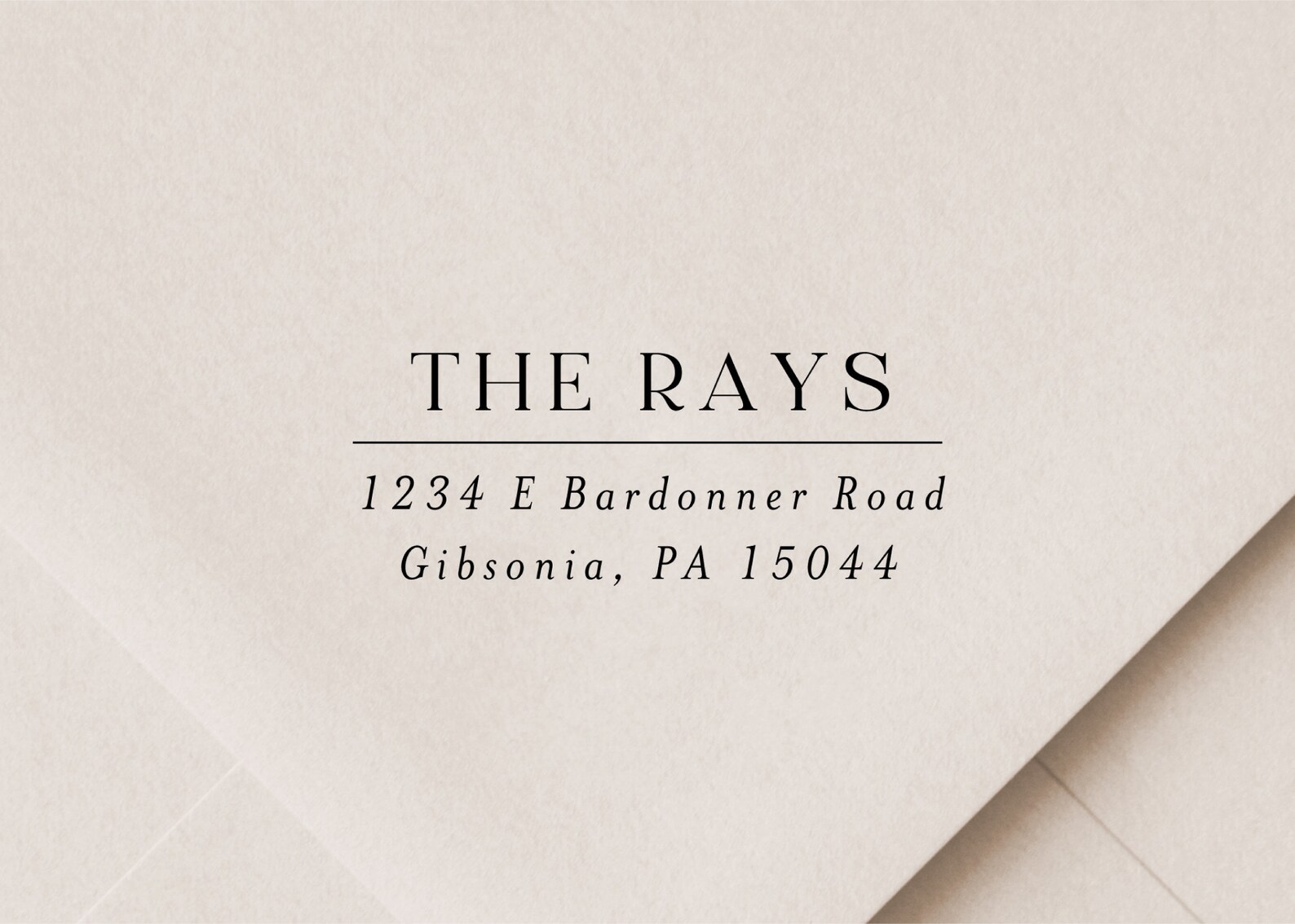 Self Inking or Wood Return Address Stamp Custom Return Label Etsy