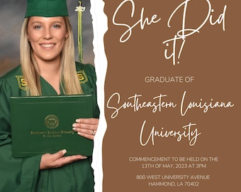 Graduation Announcement