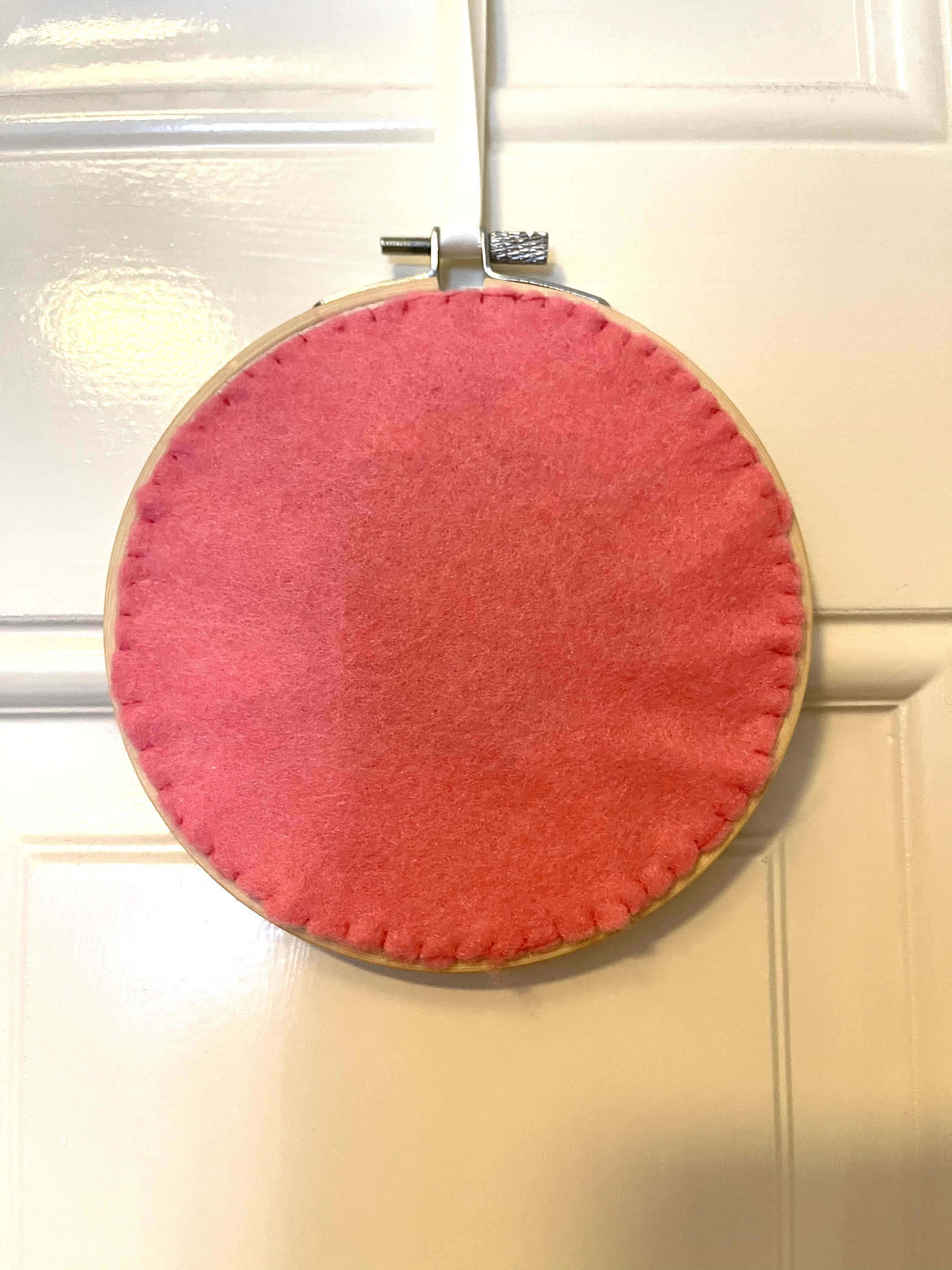 Completed Cross Stitch Wall Hanging With Love Etsy