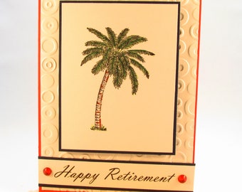 Retirement Card, Happy Retirement, handmade card, congratulations card, thinking of you, encouragement card, MADE TO ORDER, cret002