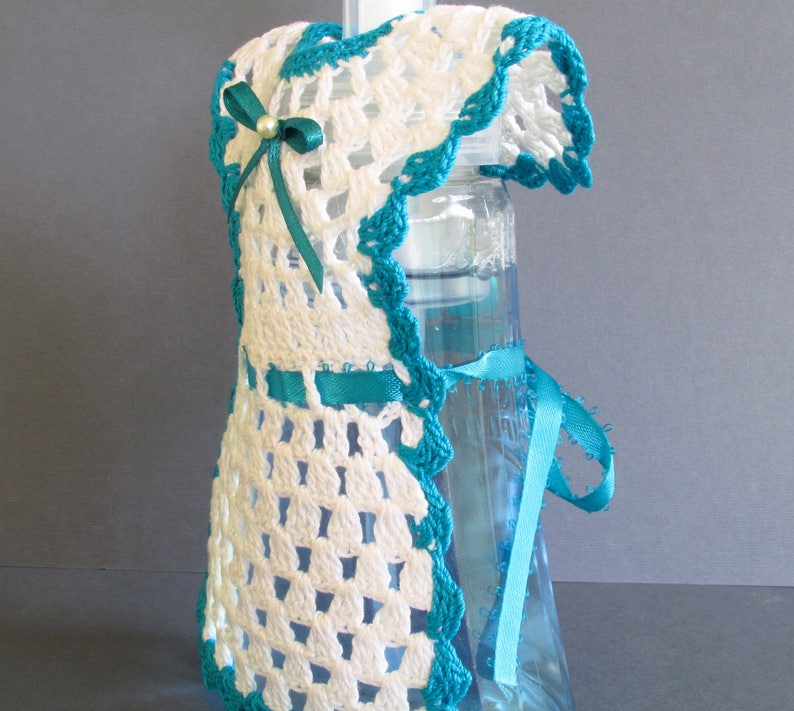 Crochet soap bottle dress soap dispenser dress dish Etsy Italia