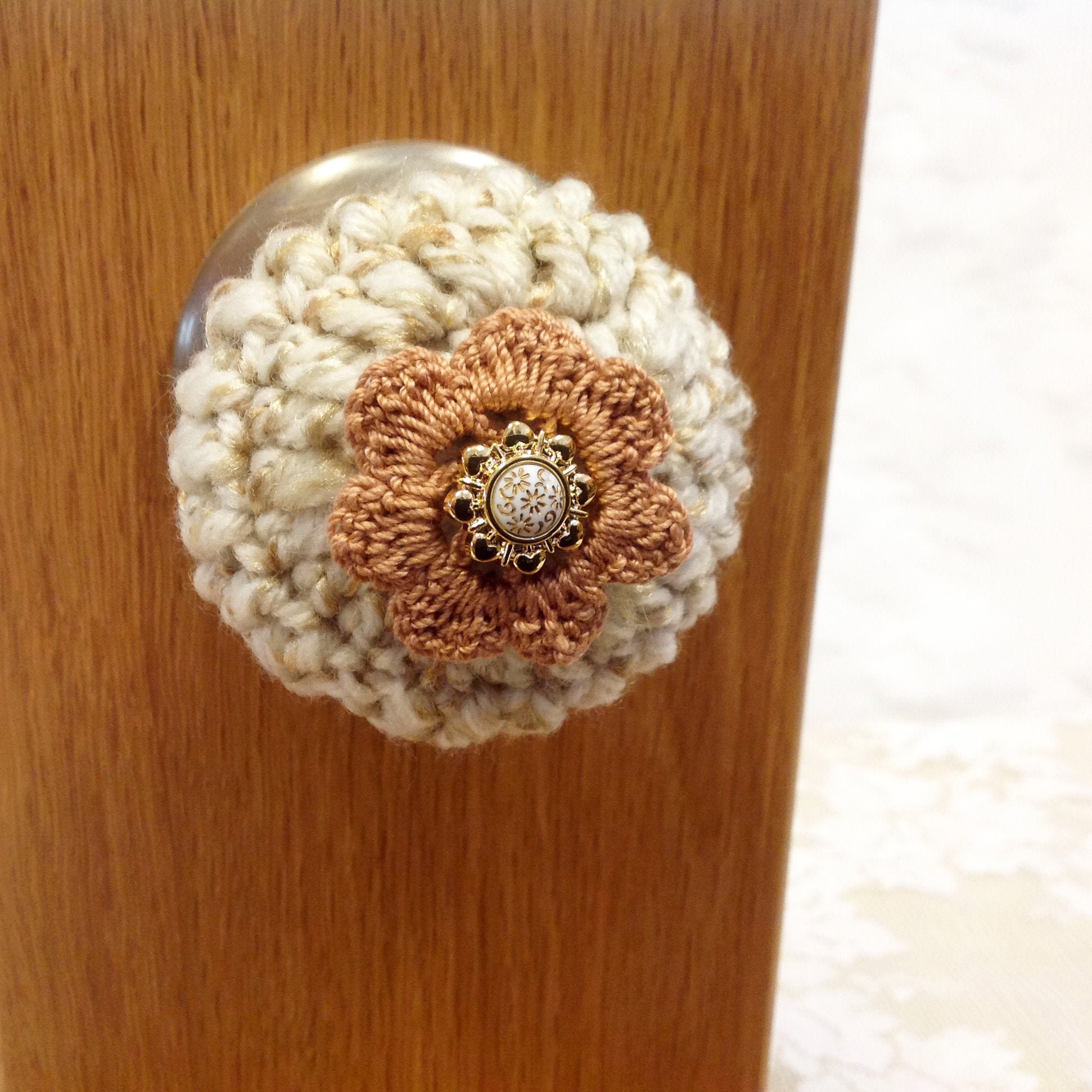 Door knob cover crochet door knob cover door decor Etsy