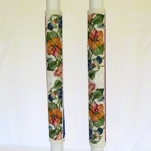 Refrigerator handle covers, fridge handle covers, handmade, kitchen decor, housewarming gift, reversible, home decor, PGE0072