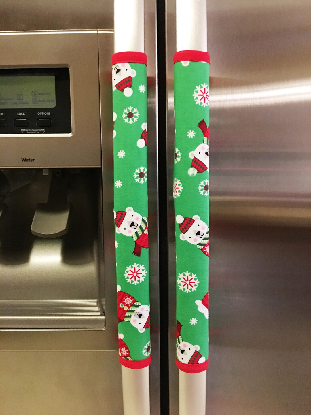 Refrigerator Handle Covers, Fridge Handle Covers, Handmade, Kitchen