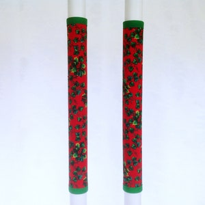 Refrigerator handle covers, fridge handle covers, handmade, kitchen decor, housewarming gift, reversible, home decor,Christmas decor,PNA0058