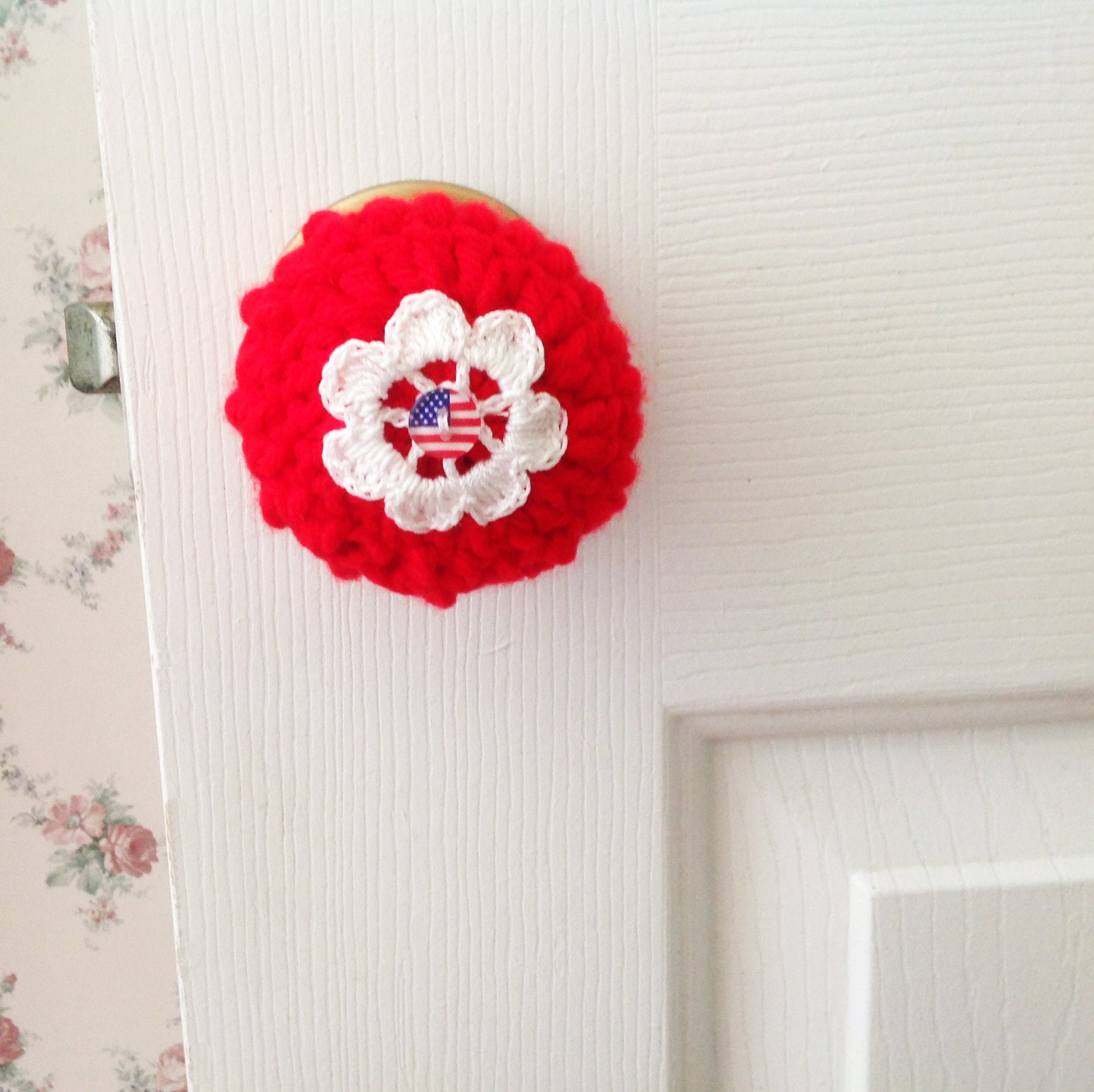 Door knob cover crochet door knob cover door decor Etsy