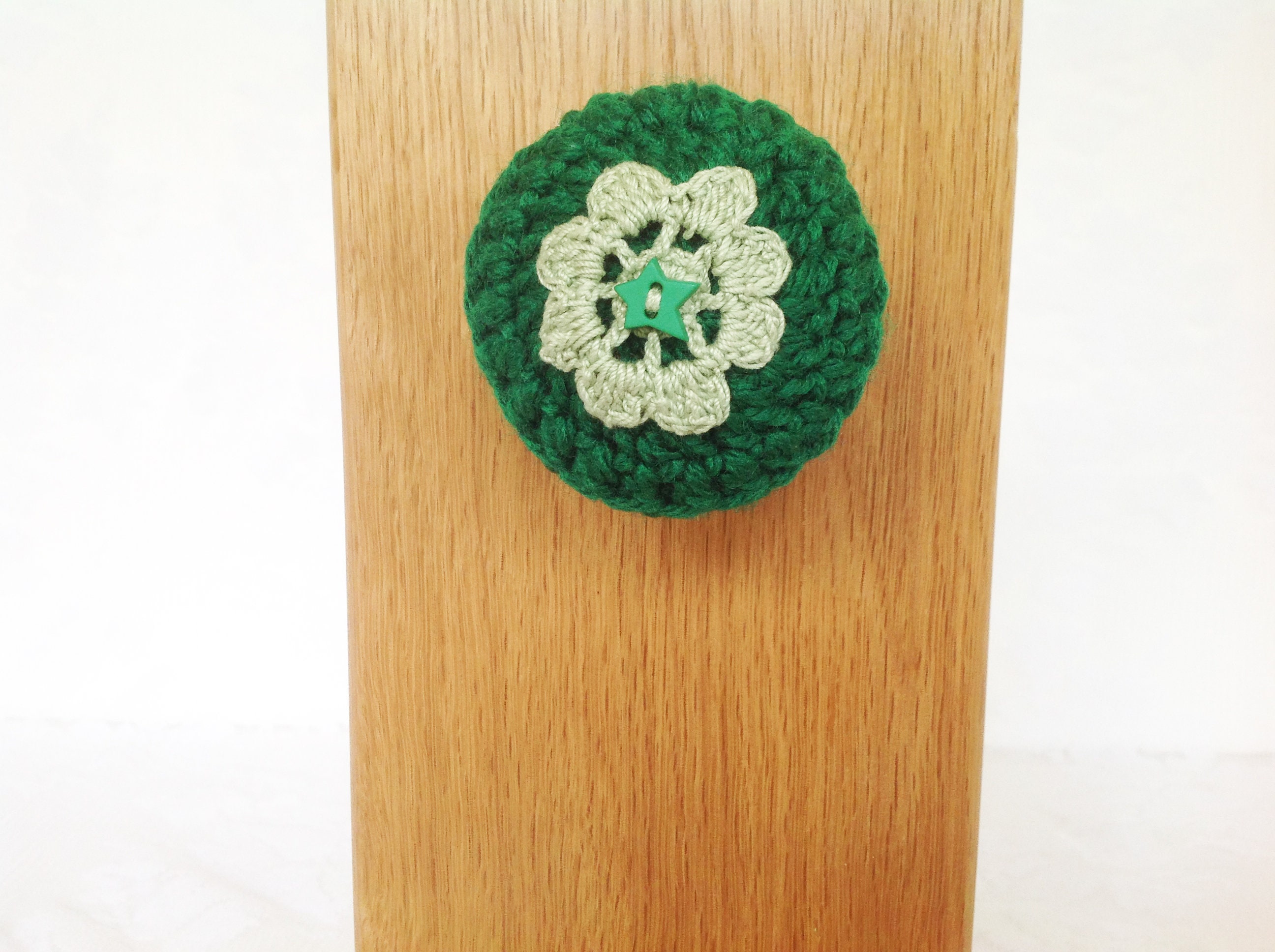 Couvre bouton de porte, couvre bouton de porte au crochet, décoration de  porte, fait main, cadeau de pendaison de crémaillère, boutons propres, déco  verte, DKC0034 -  France