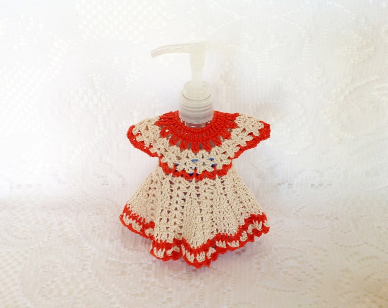 Crochet soap bottle dress soap dispenser dress dish Etsy