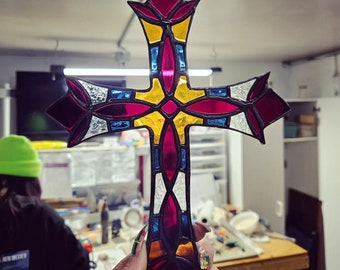 Stained Glass Cross