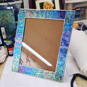 Custom Made Stained Glass Picture Frame